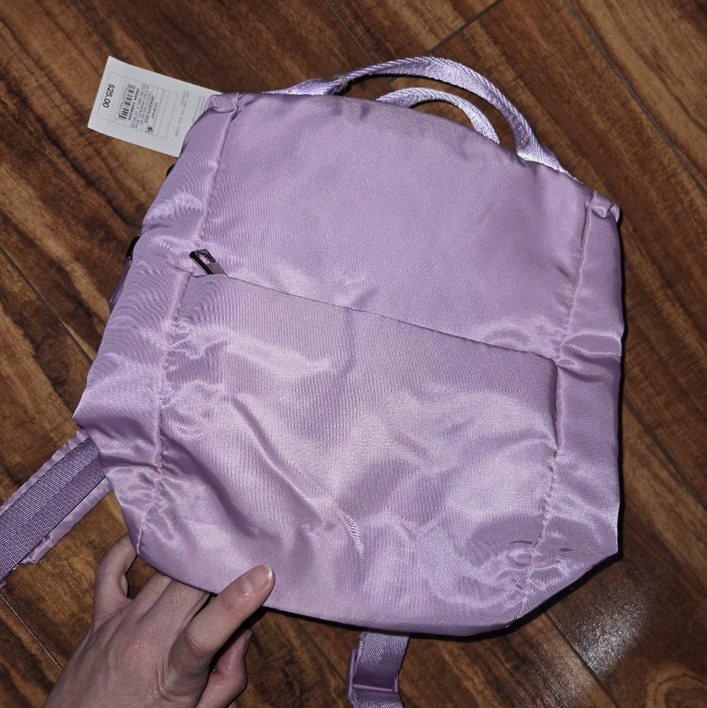 Lavender Backpack Nylon Brand New